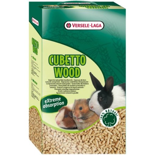 Lecho higiénico para roedores cubetto wood