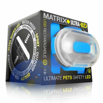 led para perros matrix azul