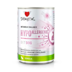 Disugual hypoallergenic diet dog codorniz