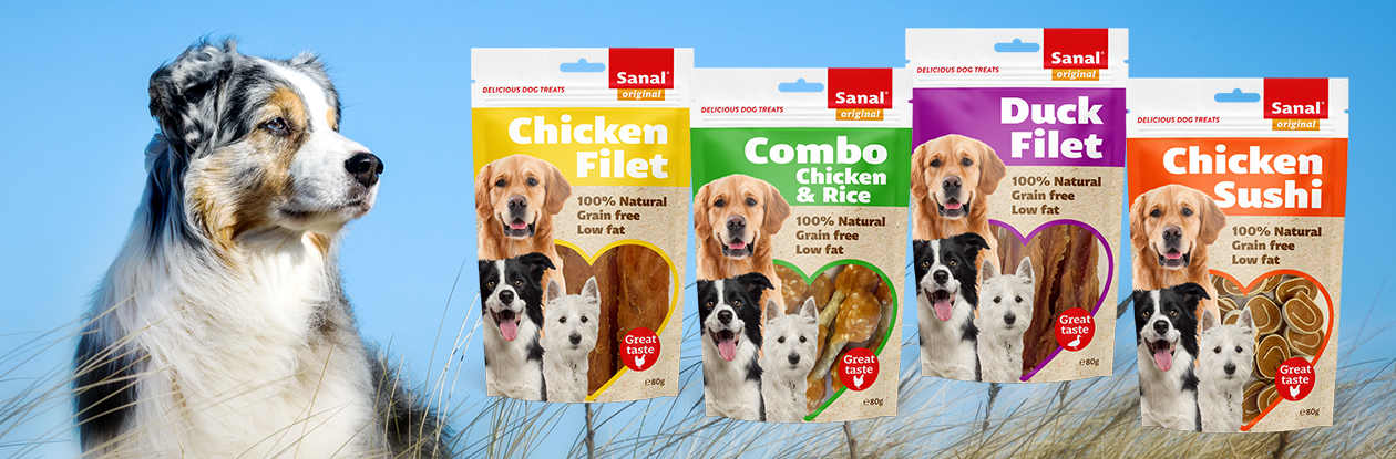 Sanal Snacks para perros