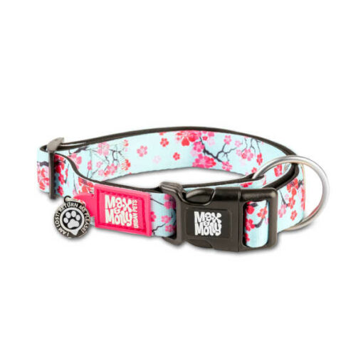Collar Max & Molly Cherry bloom con Smart ID para perros